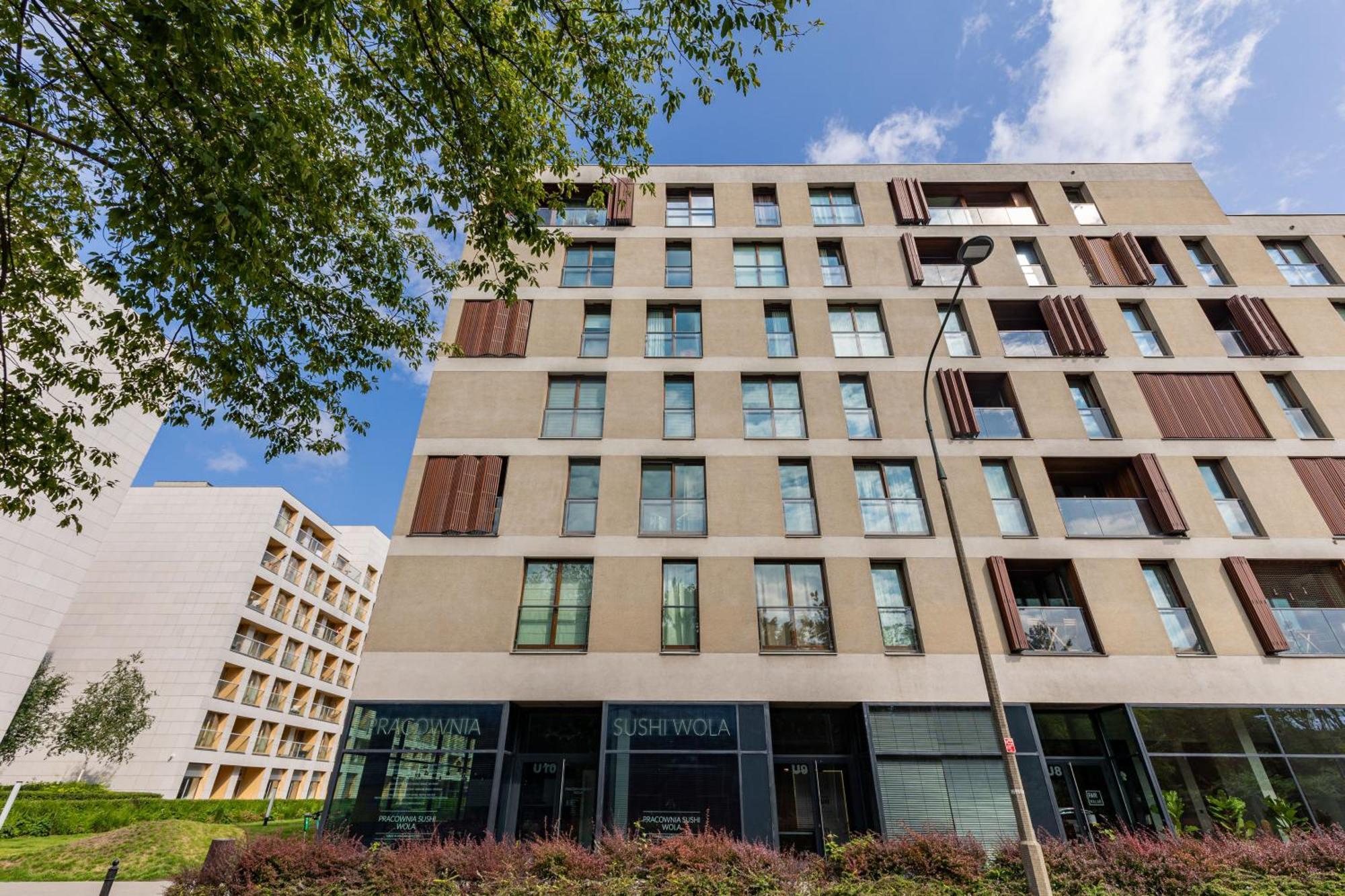 Warsaw Wola Apartment Near Nocny Market By Noclegi Renters Eksteriør billede
